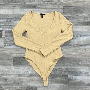 Forever 21 Woman’s Waffle Knit Bodysuit